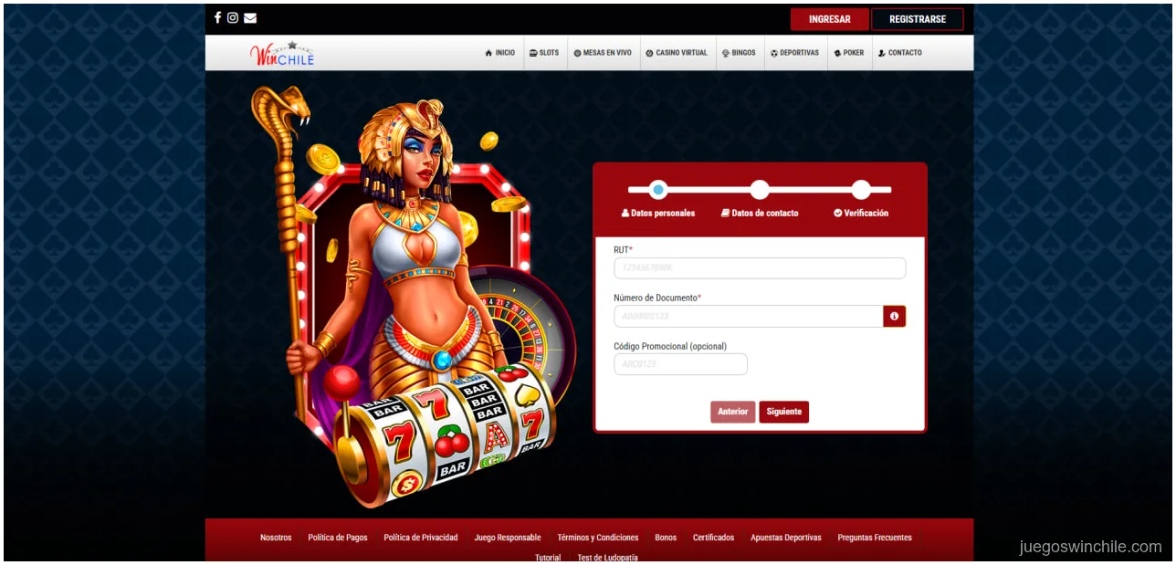 Winchile registro